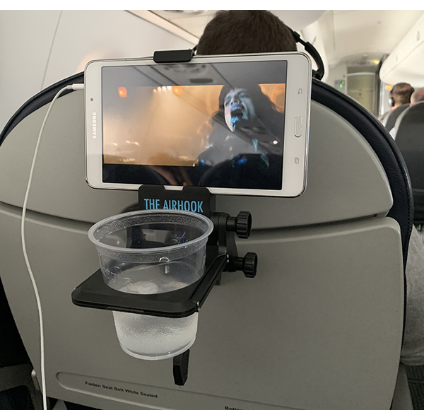 Travel gadget you need!✈️☕️ airplane cup holder #airplane #fly